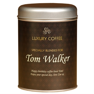 Personalised Coffee Tin - Traditional Design