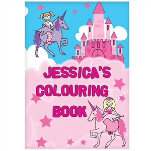 Personalised Colouring Book - Princess