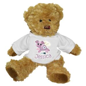 Personalised Cotton Zoo Organza the Piglet Teddy