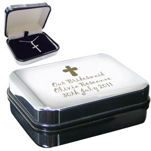 Personalised Cross Necklace and Box