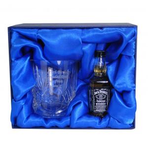Personalised Crystal Jack Daniels Set