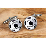 Personalised Cufflinks - Footballs