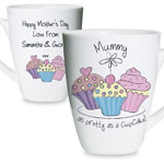 Personalised Cup Cake Latte Mug