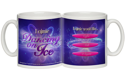 Personalised Dancing On Ice Mug - Any name