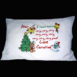 personalised Dear Santa Pillow Case