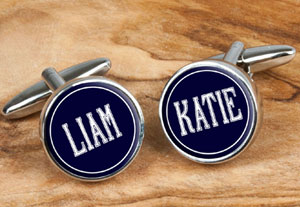 Personalised Deco Cufflinks