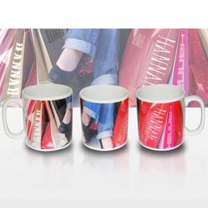 Personalised Designer Shopping Bags Mug