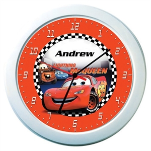 Personalised Disney Cars Clock