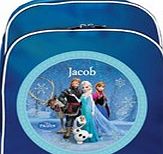 Personalised Disney Frozen Blue Back Pack