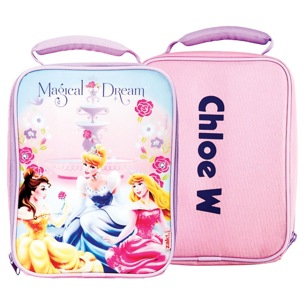 Personalised Disney Princess Slimline Lunch Bag