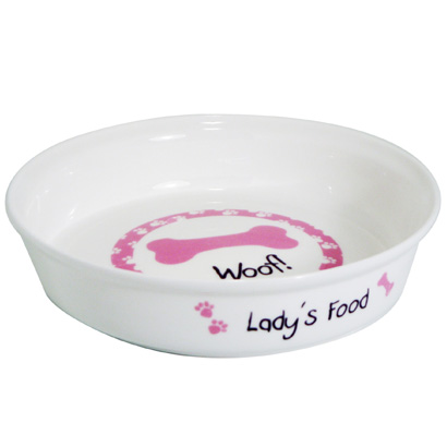 Personalised Dog Bowl - Pink