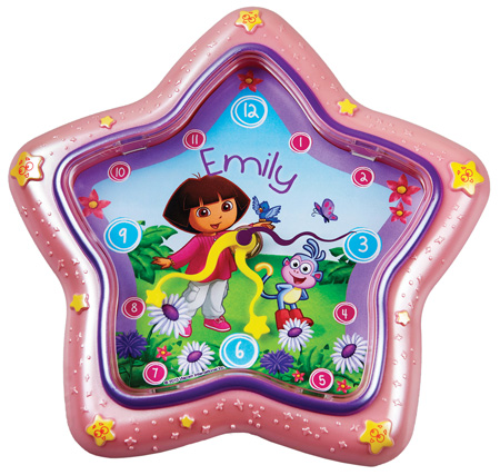 Dora the Explorer Star Clock