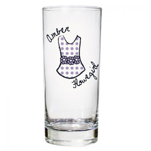 Dotty Wedding Hi Ball Glass-Little