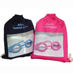 personalised Drawstring Swimming Bag Cherise