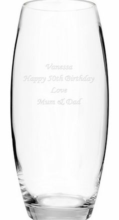 Personalised Engraved Vase