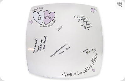 personalised `erfect Love`Anniversary Message Plate