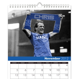 Personalised Everton Legends Football Calendar