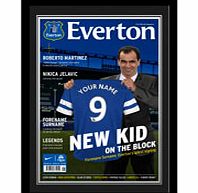 Personalised Everton Magazine Cover
