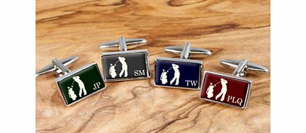Personalised Executive Golf Cufflinks
