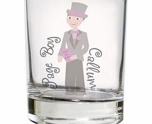 Personalised Fabulous Page Boy Juice Glass