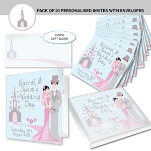 Personalised Fabulous Wedding Invitations
