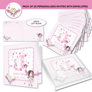 Personalised Fairy Letter Invitations