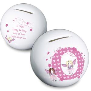 Personalised Fairy Letter Moneybox
