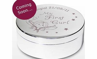 Personalised Fairy My First Curl Trinket
