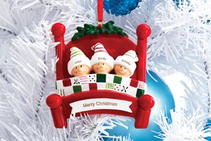 Personalised Family Christmas Tree Decoration