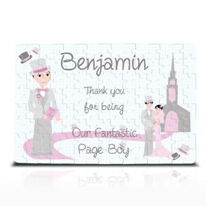 Personalised Fantastic Pageboy Jigsaw