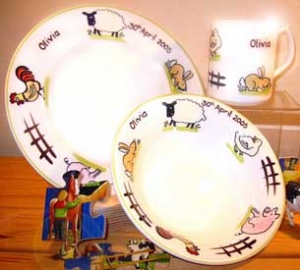 Farm Theme Childrens Mealtime Set