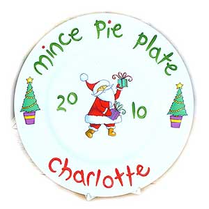 Father Christmas Mince Pie Plate