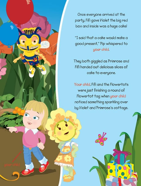 Personalised Fifi Book - Your Child in Flowertot