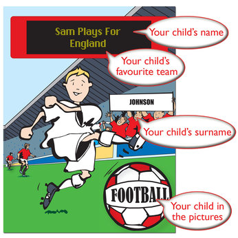 Personalised Football Book
