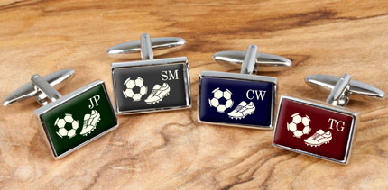 Personalised Football Cufflinks
