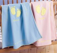 Personalised Footsteps Blanket