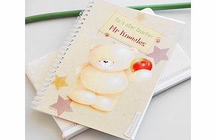 Personalised Forever Friends Teacher A5 Diary