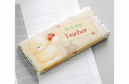 Personalised Forever Friends Teacher Chocolate Bar