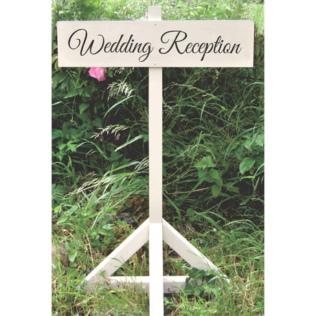 Personalised Free Standing Wedding Signpost