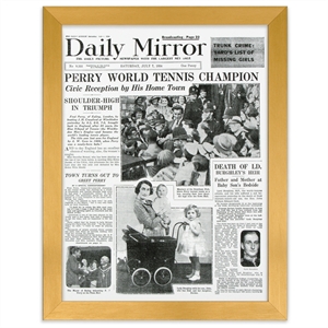 Personalised Front Page Newspaper Print