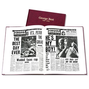 Personalised George Best Football Book