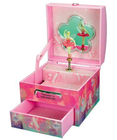 Personalised Gift Ballerina MUSIC BOX.