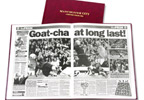 Personalised gifts Manchester City Football Archive Book