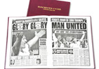 Personalised gifts Manchester United Football Archive Book