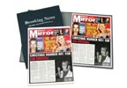 Personalised gifts Mirror Spoof Newspaper Presentation Pack