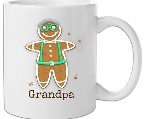 Personalised Gingerbread Grandpa Mug