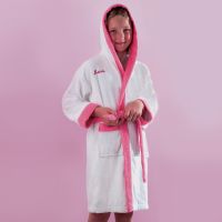 Personalised Girls White Robe