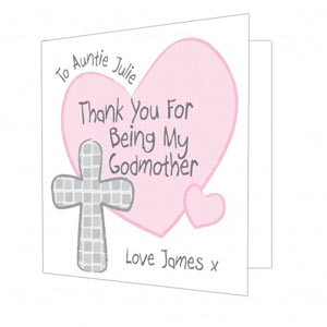 Personalised Godmother Card