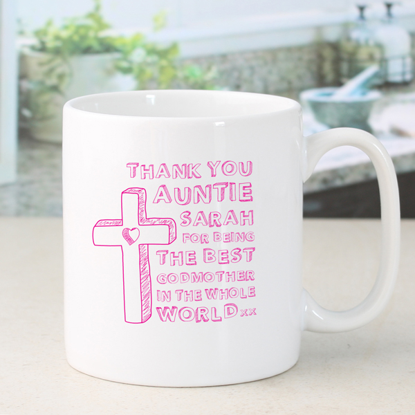 Personalised Godmother Mug Sketch Style