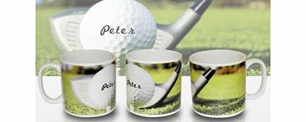 Personalised Golf Ball Mug